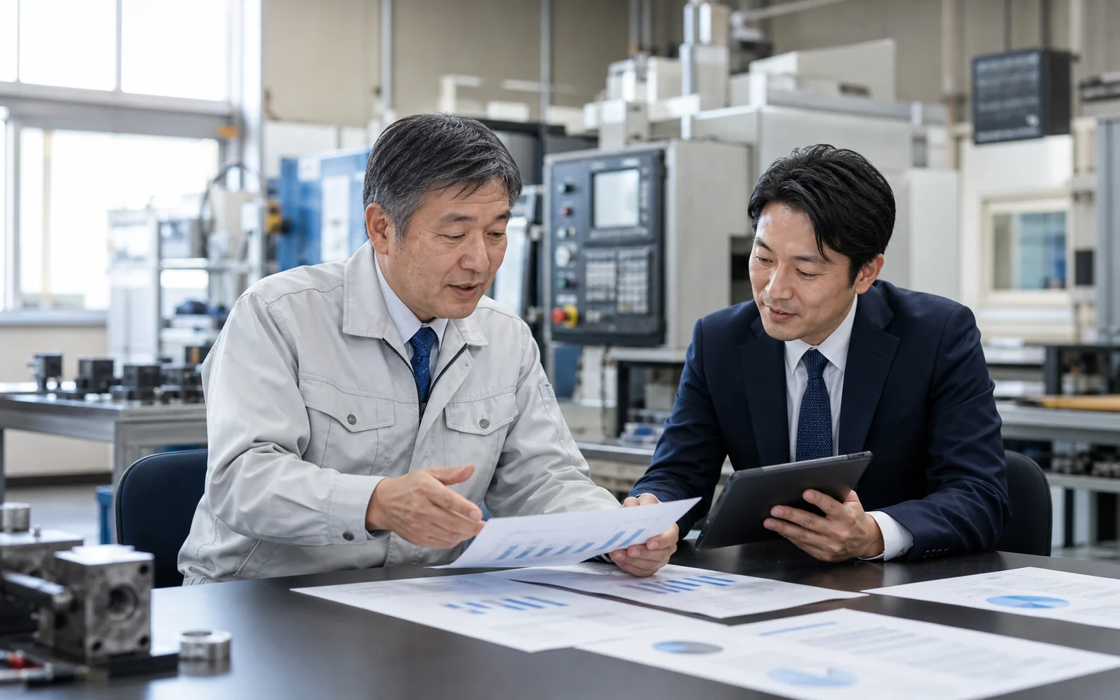 製造業の承継相談（イメージ）